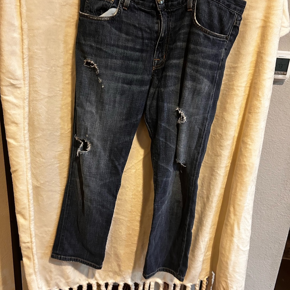 Distressed Blue Women's Jeans